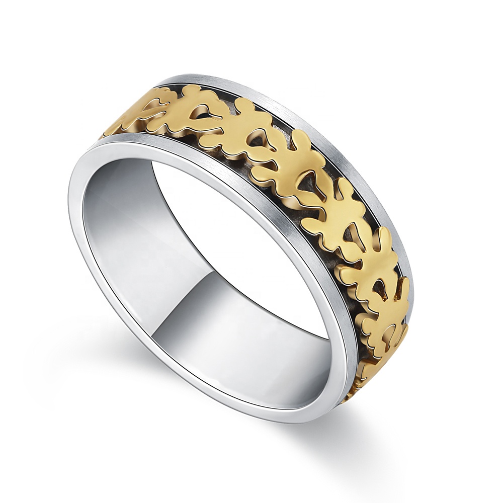 Titanium Silver 316L Stainless Steel Ring, 1 Gram Gold Ring Design For Men