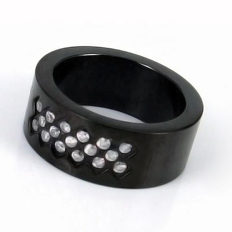 product-BEYALY-Best Seller Stainless Steel Black Men Industrial Ceramic Ring-img-2
