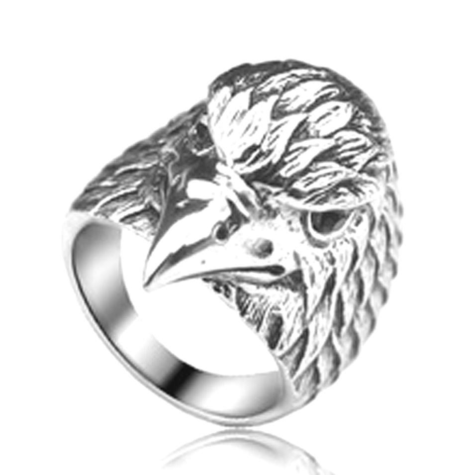 2020 Christmas Eagle Head Engagement Rings For Men