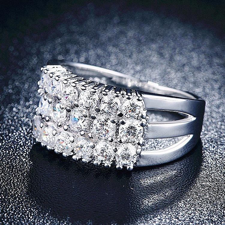 product-Rhinestone Pave Setting Finger Alloy Ring Jewellery Silver Color-BEYALY-img-3