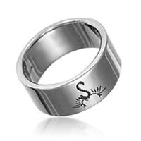 Elegant smooth hand made dragon wedding ring jewelry