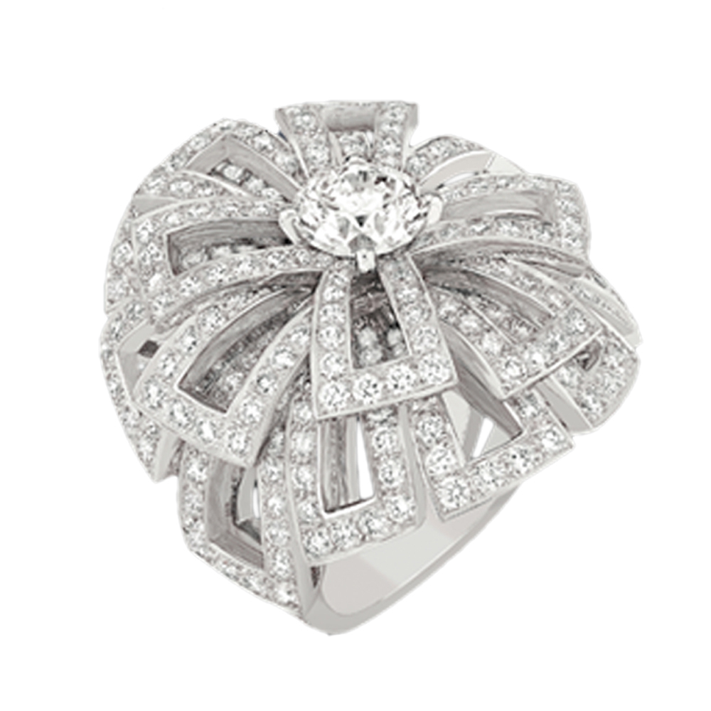 Flower Design Men Women Sterling Silver 925 Engagement Rings