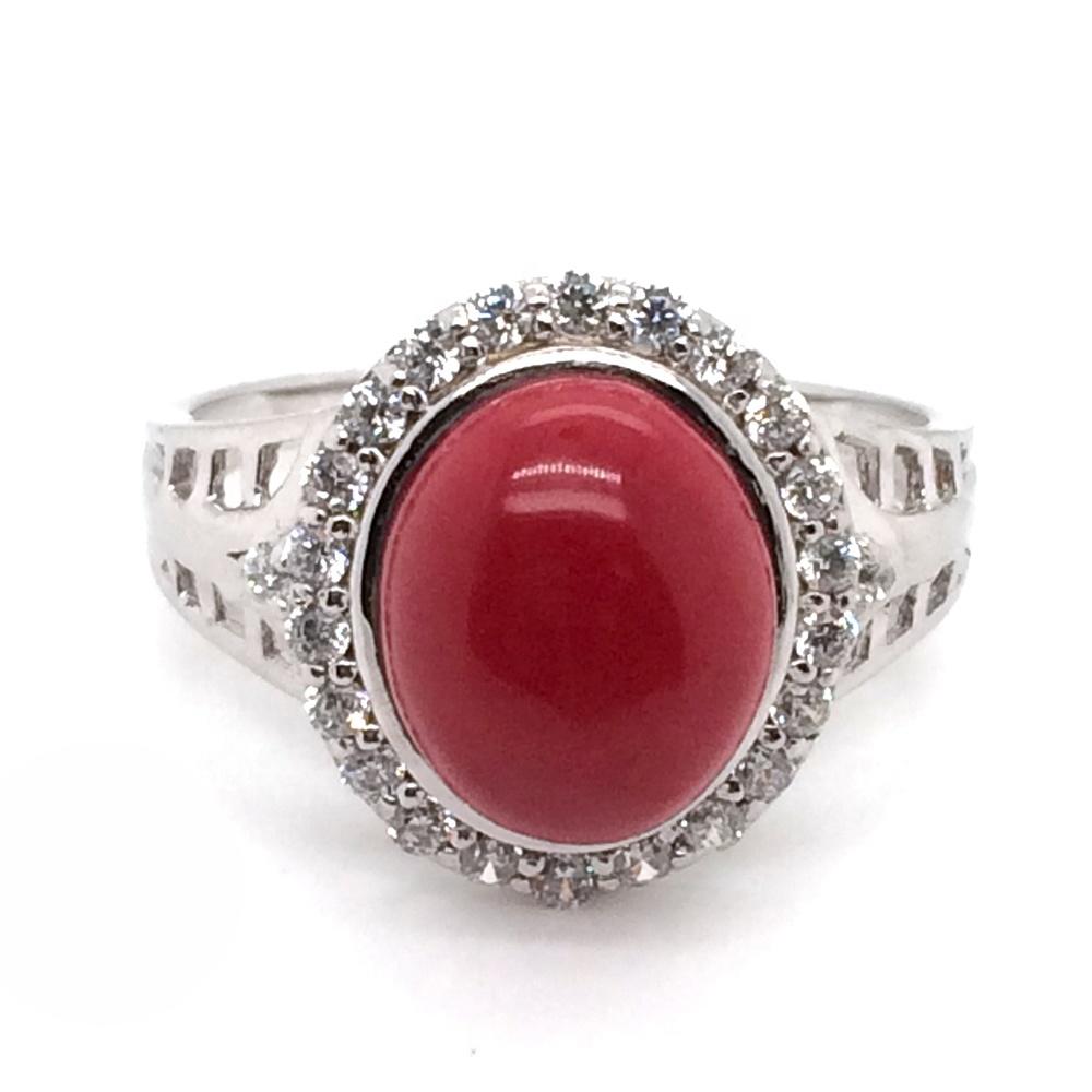 Fashion red stone cheap gorgeous fashionable jewelry