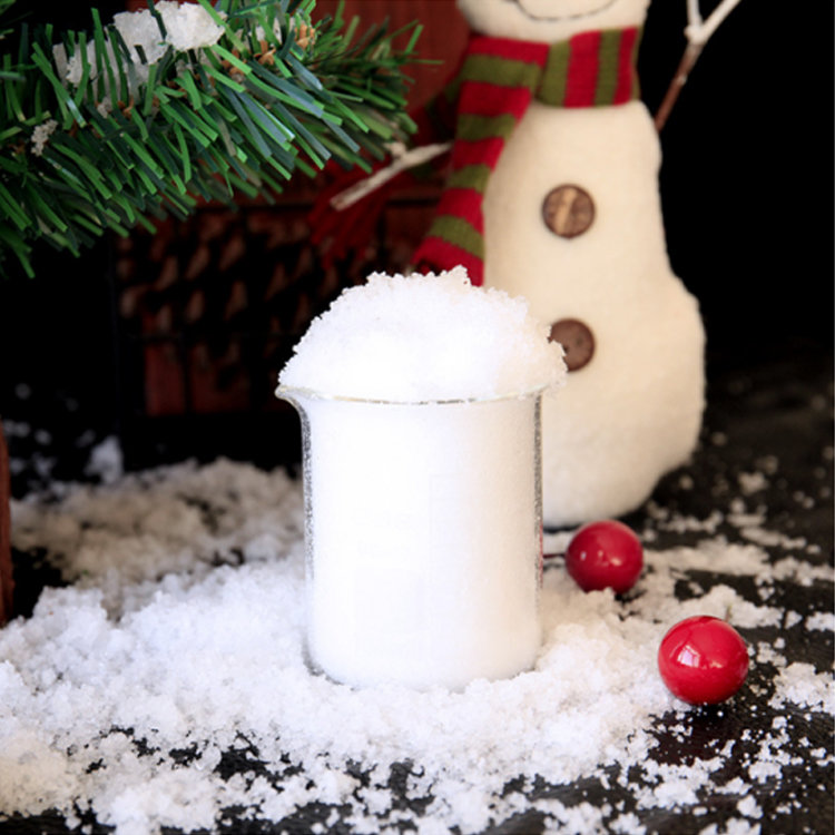 Christmas ornament simple style instant snow polymer