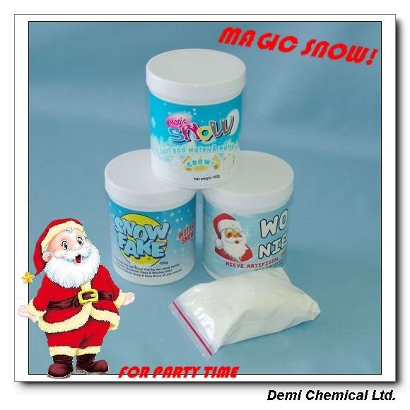 Christmas Decorations Artificial Instant Snow Powder For Kids
