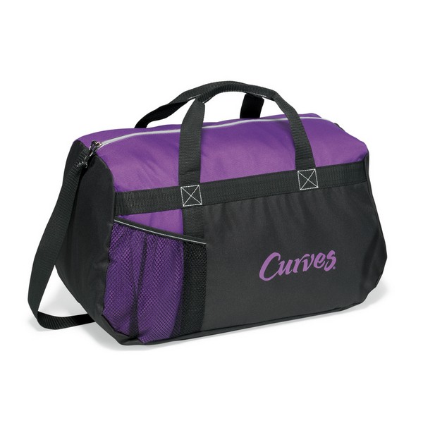 Factory price printed suitcases weekend travel duffel bag with bottle holder