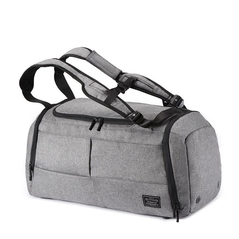 Foldable travel bag portable large capacity dry and wet separation duffle bag anti-theft