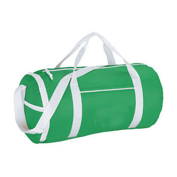 cheap promotional barrel shape travel bag 600D polyester duffel bag