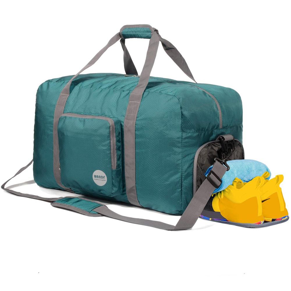 Foldable Duffle Bag 60L for Travel Gym Sports Lightweight Luggage DuffelBag