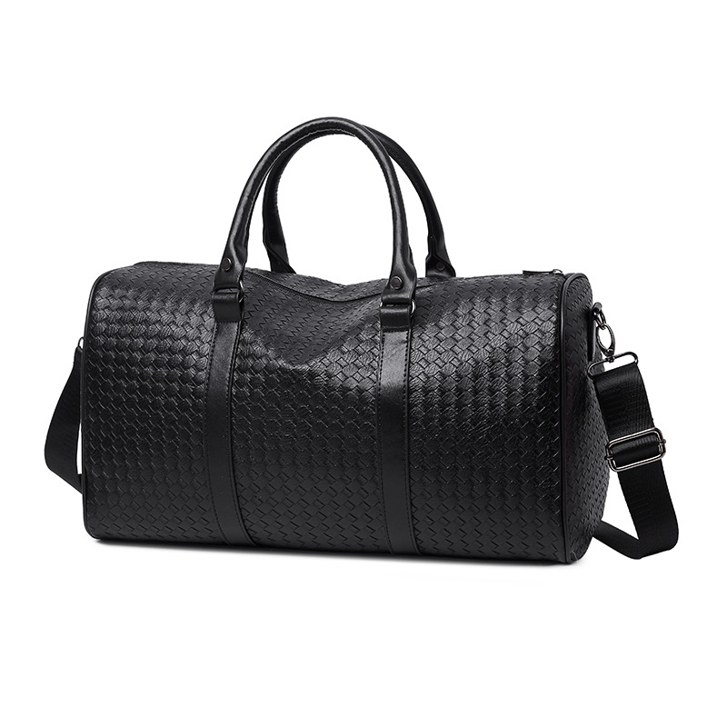 Customized Travel Leather Duffel Bag Waterproof Weekender Travel Gym Luggage Bag