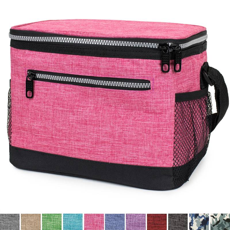 Durable School Insulated Lunch Bag For Kids Soft Leakproof Lunch Cooler Tote Fits 8 Cans