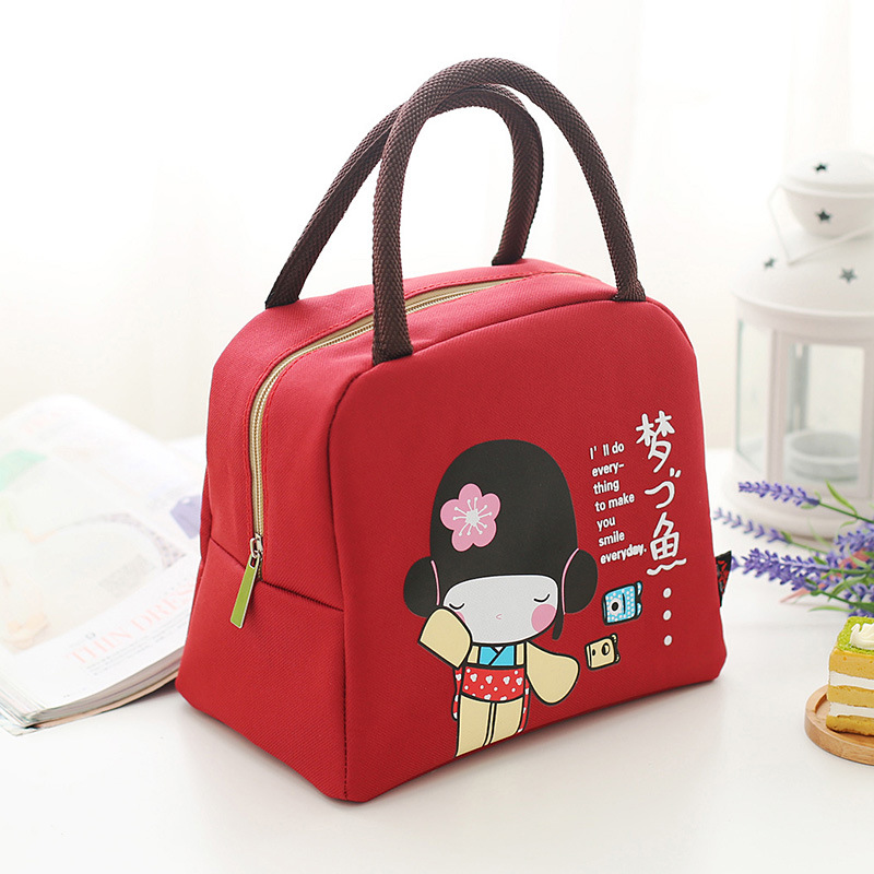 China Promotion Kids Cute Aluminum Foil Insulated Wholesale Lunch Cooler Bags