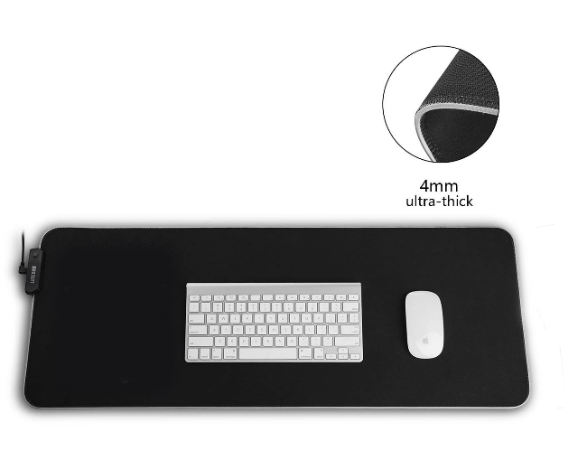 Quality Rubber Custom Mouse Pad Large RGB LED Gaming Mouse Pad