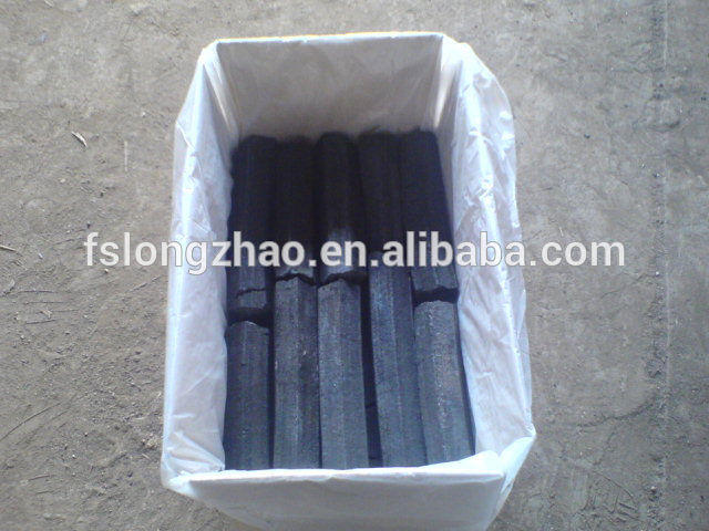 Barbecue Charcoal Hexagonal Sawdust Charcoal for sale