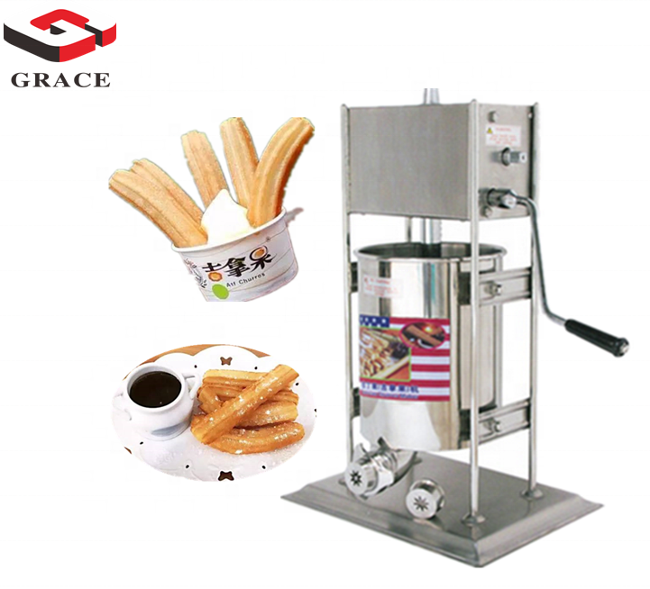 Grace 2020 Amazon Stainless Steel Snack Machine Manual Churros Maker and Churros Filler with Churros Making Machine for sale