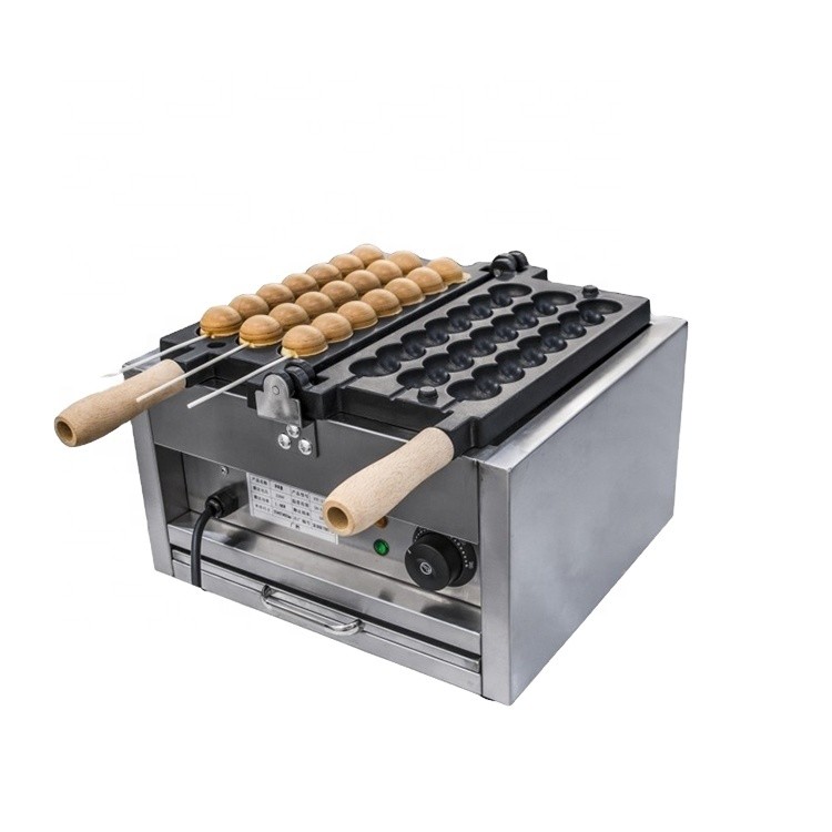 Commercial Waffle Street Snack Equipment Electric Stainless Steel Non-stick Waffle Stick Makers
