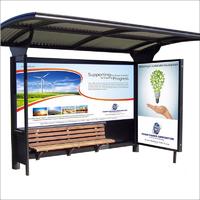 Smart Bus Shelter Manufacturers Stainless Steel Bus Stop Design