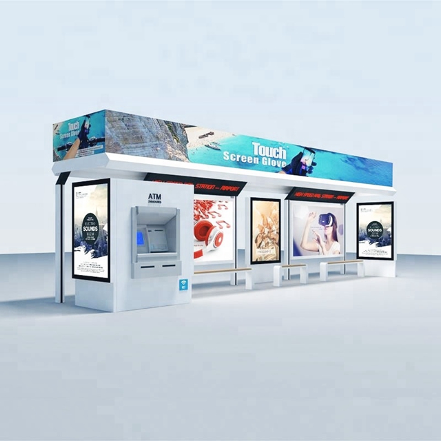 New design city smart bus station bus shelter manufacturers