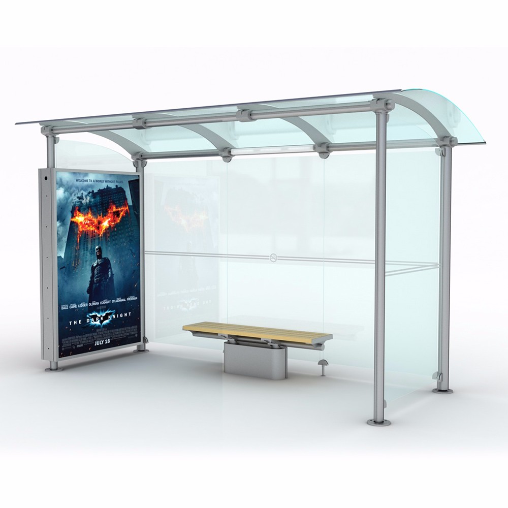 Advertising Bus Stop Bus Station Smart Bus Shelter Manufacturer