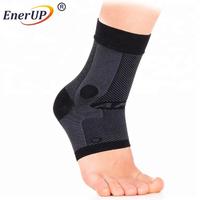 Copper infused ankle compression sleeve brace