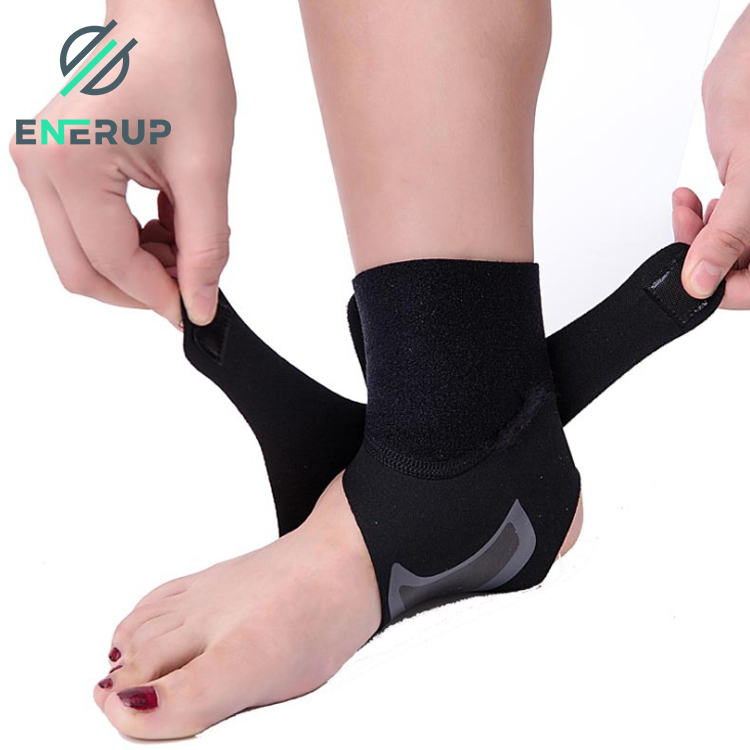 Enerup Low Profile Lightweight Bandage Breathable Ankle Fracture Plantar Fasciitis Support Medical Brace Foot Holder For Rehab