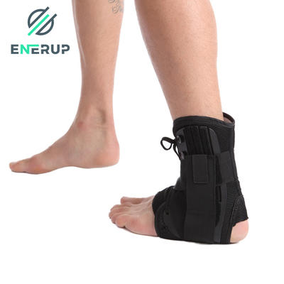 Enerup Children Branded Logo Top Pick The Adjustable Elastic Compression Ankle Brace Ankle Splint Brace For Kids With Straps