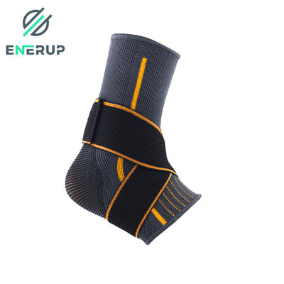 Enerup Women & Men Red Sports Running Compression Ankle Brace Drop Foot Support Protector Rolled Guard Sleeve For Sale