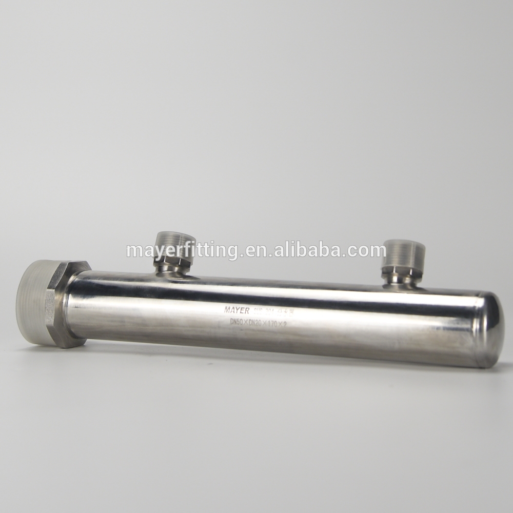 Multi-ways Stainless Steel Manifold for UV System Quartz Thimble