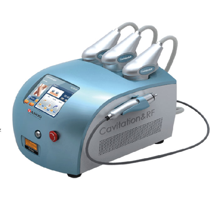 Ultrasonic cavitation machine with rf vacuum body machine