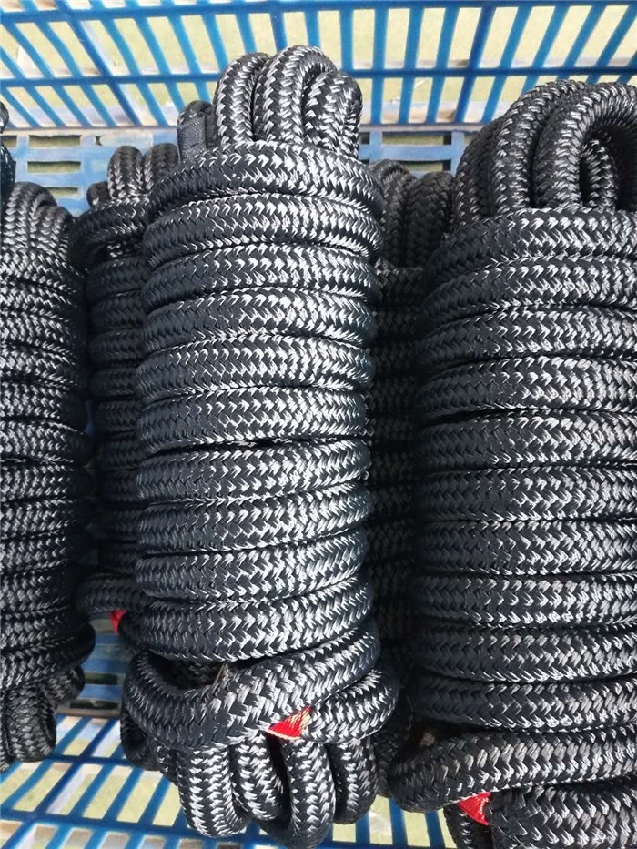 24 strand double braid nylon polyester mooring boat yacht rope