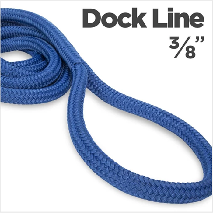4pack double braided nylon dock line with breathable bag package