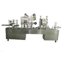 Hot sale fully automatic water cup filling sealing packing machine