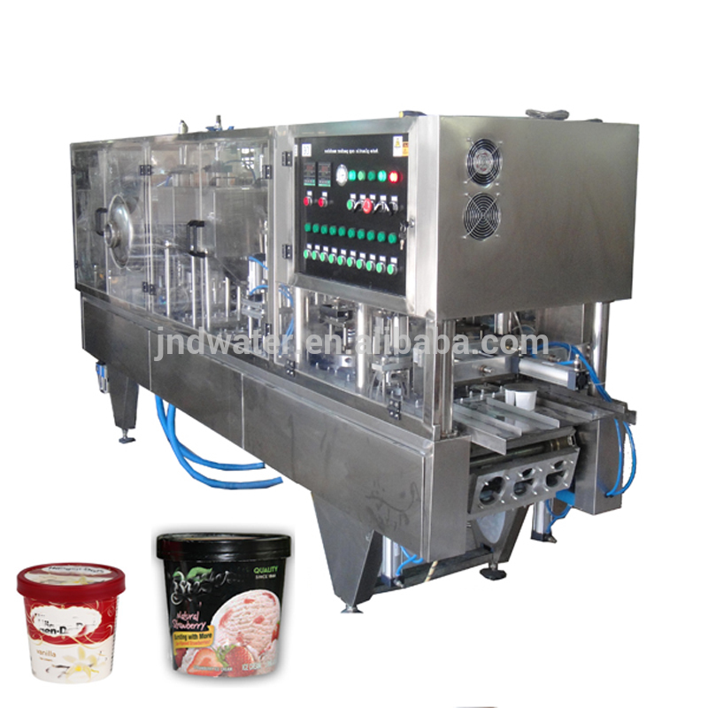 CE certificate Ice Cream Cup Filling and Sealing Machine