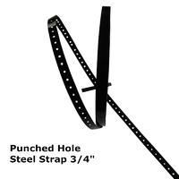 wholesale cheaper roll of 3/4 inch Punched straps perforated metal strapping with holes