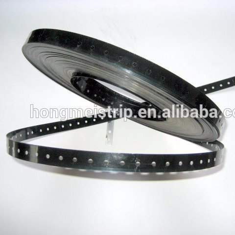 Made in China perfotated steel band/Cheap Price Galvanized &black painted metal strapping with holes