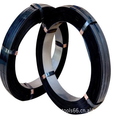 Black painted steel packing strip,Hoop iron 19mm,32mm