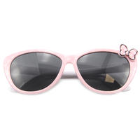 EUGENIA 2021 Kids Sunglasses Cute Cat Eye Sunglasses bowknot Decorated Sunglasses for Boys Girls