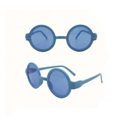 Latest novelty designer small cool round kids sunglasses
