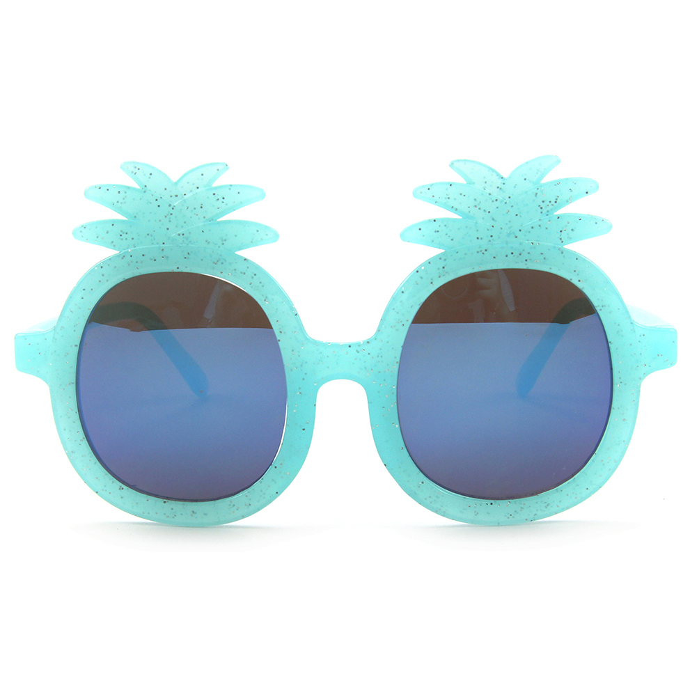 EUGENIA Best price cute pineapple shape multi color eyewear baby sun glasses china factory manufactory sunglasses