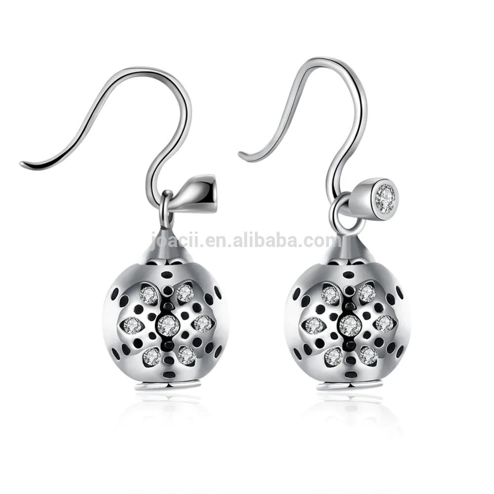 925 Sterling Silver Earring zircon stone pendant Hoop earrings for Woman Earring Jewelry