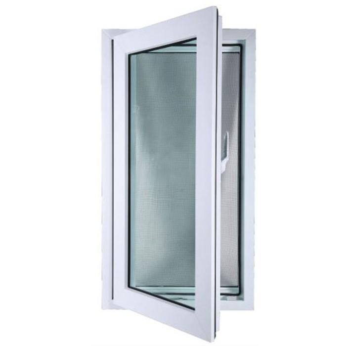 White Frame Color Powder Coating Double Glass Factory Price Aluminum Swing Window