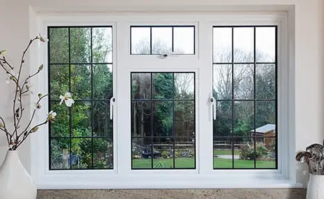 Aluminum Tempered Glass Casement Windows for sale