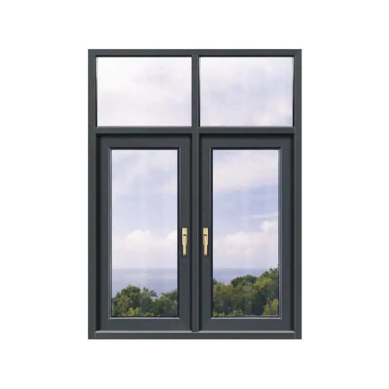 1000*1200mm White Color Aluminum Double Glass Swing Window For house