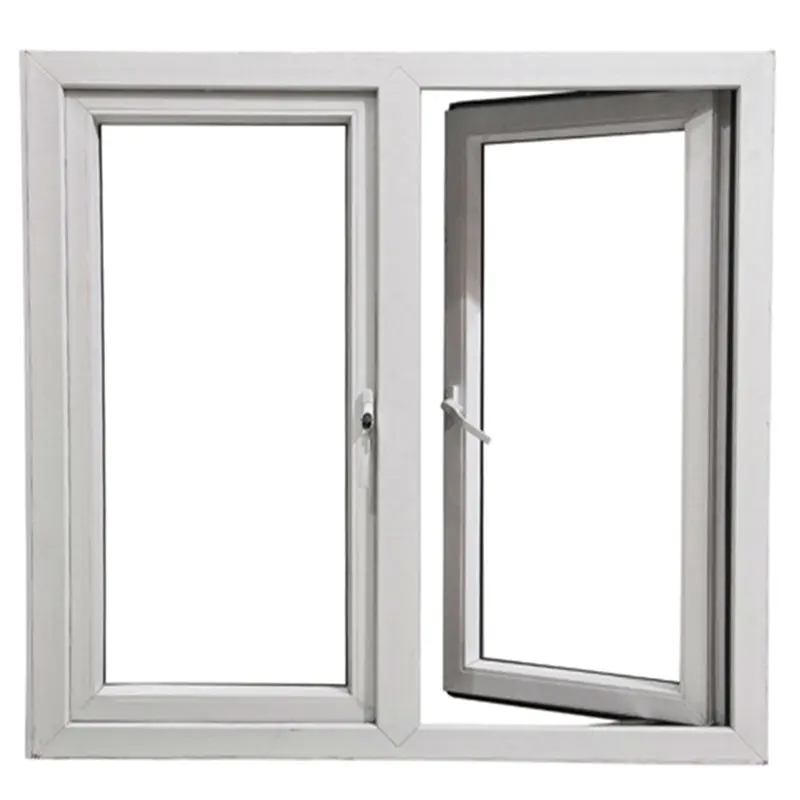 8mm High Quality Customized Aluminum Frame Tempered Glass Swing Window
