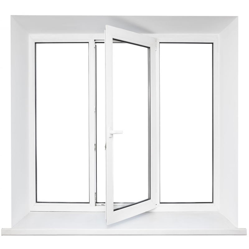 High Quality Tempered Glass High Performance Aluminum Swing Window