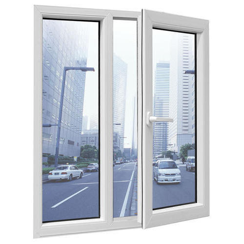High Quality Clear Tempered Glass White Aluminum Frame Color Factory Price Swing Window