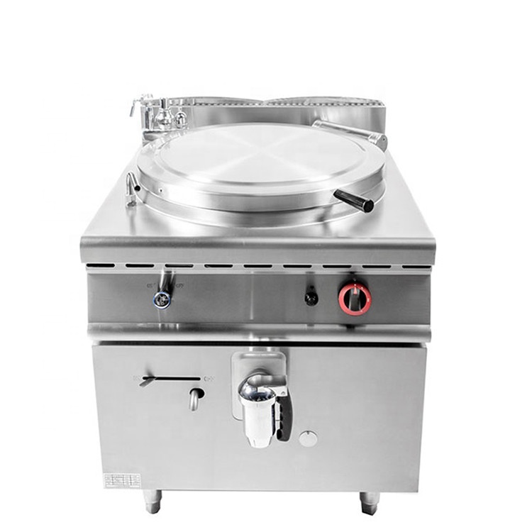 Hotel Industrial Commercial Catering Equipment Soup Kettle Pressure Electronic Gas Soup Kettle With Tap