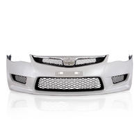 VLAND factory car front bumper for 8th generation Civic 2008 front bumper with grille plug and play