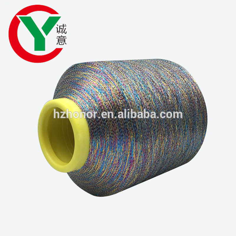 High quality colorful metallic yarn used for knitting,embroidery