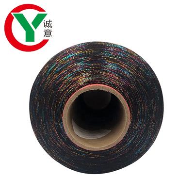 Colorful Supper Soft MH Type Gold Polyester Metallic Yarn For Knitting